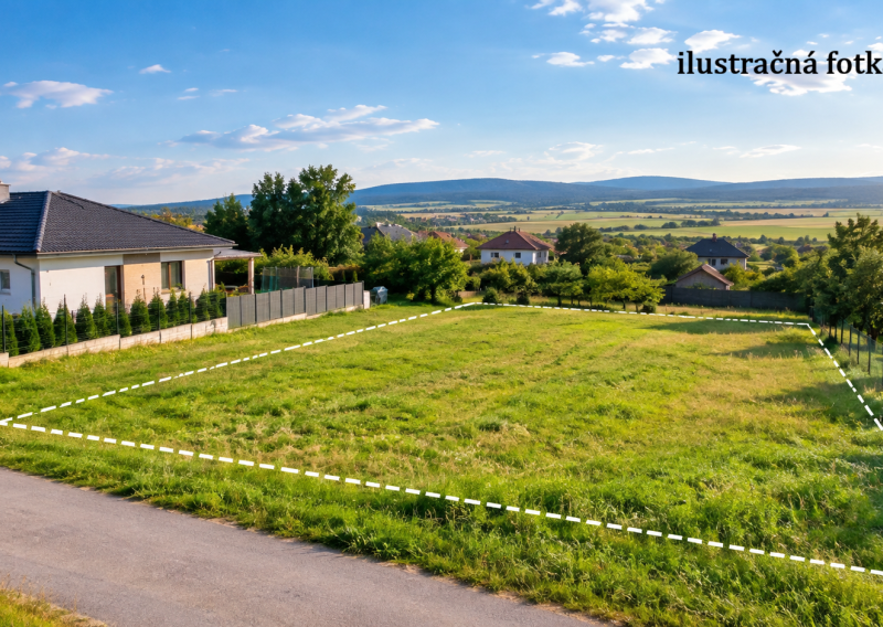 ID-4848 NA PREDAJ Pozemok na výstavbu rodinného domu TOPOĽANY