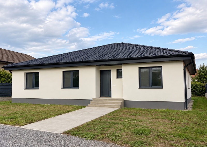 ID-4969 NA PREDAJ NOVOSTAVBA rodinného domu - VRANOV NAD TOPĽOU