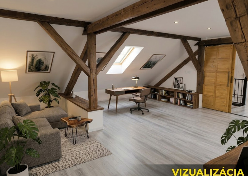 ID-2963 NA PREDAJ – 4-izbový podkrovný byt – Trebišov, Cukrovárska ul.
